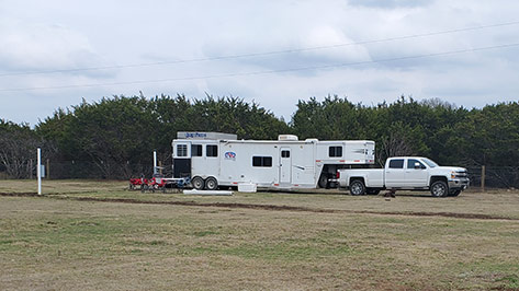 photo of the arena/pasture