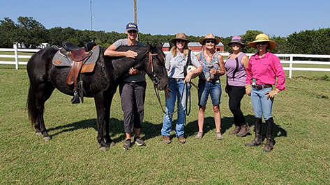 ladies at TERA clinic with mustang