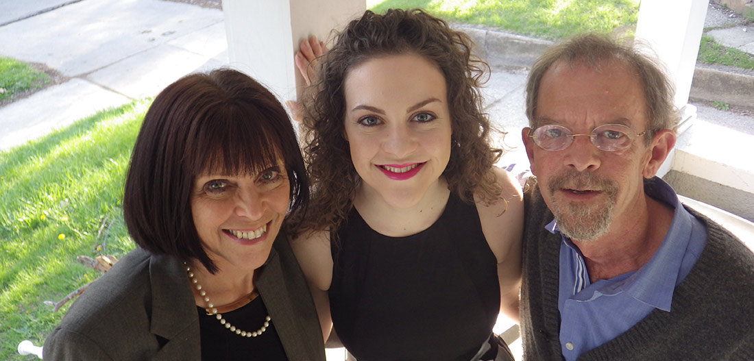 Carol, Courtney and David Grosvenor