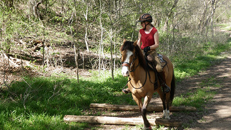 rider at McKinney Roughs